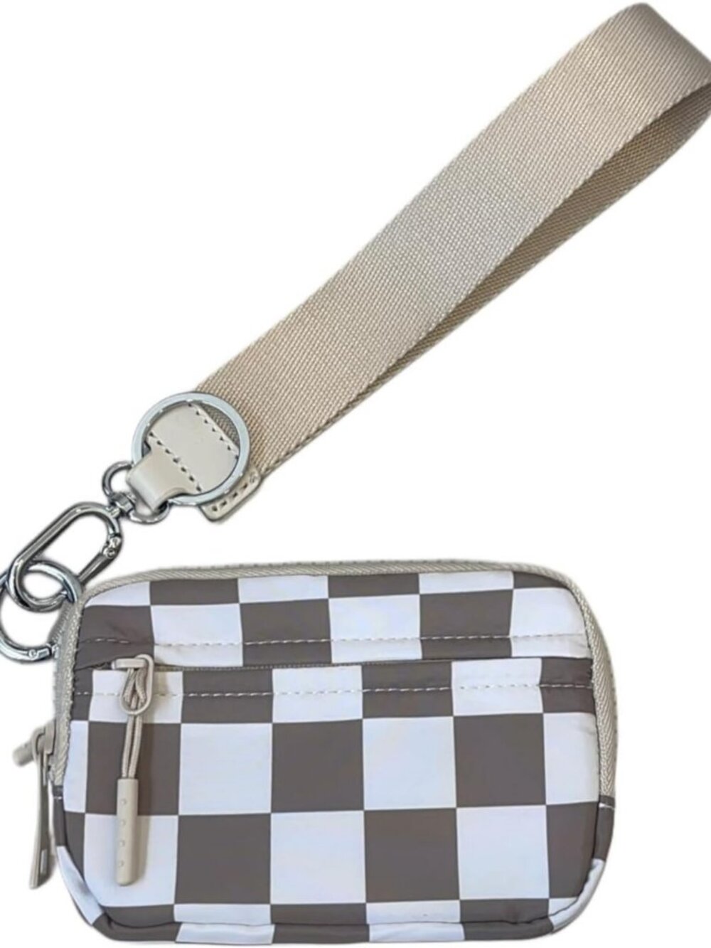 RFID Nylon Wallet with Wristlet Strap - Minimalist Travel Wallet for Women